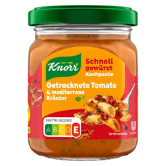 Knorr Schnell gewürzt Kochpaste Getrocknete Paradicsom és mediterrán Kräuter einfach & schnell für einen besons intensiveen, geballten Gesmack 165 g