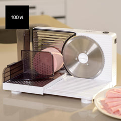 Cutmaster Compact, szeletelő, rozsdamentes acél, 100 W-os aprító és szeletelő Naty Shop