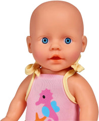 Simba 105030172 - Újszülött baba fürdőbaba, vinil baba fürdőruhában, úszószemüveggel, 30 cm, baba, 3 év feletti babák Naty Shop