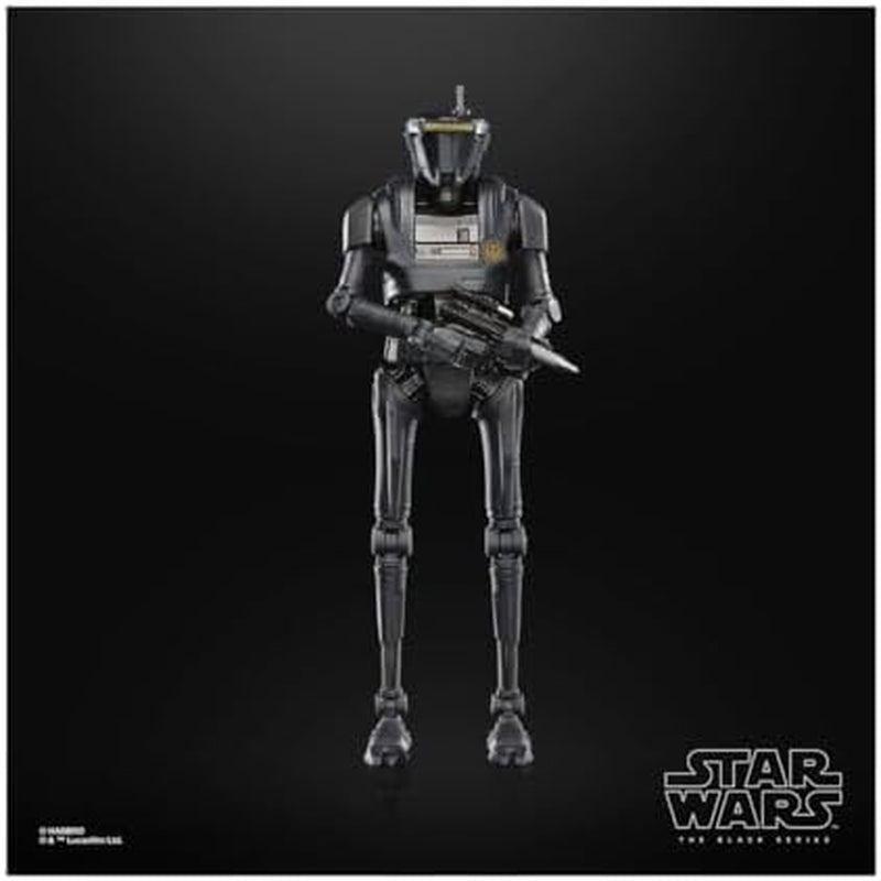 Star Wars Seria Neagră Noua Republică Security Droid, 15 Cm Figura mare Mandalorian, pentru copii 4+ Action figures Naty Shop