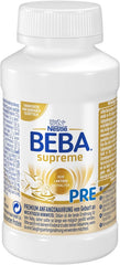 BEBA SUPREME PRE Születéstől fogyasztásra kész kezdeti tej, bébiétel DHA-val, csak laktóz, pálmaolaj mentes, 8 db (8 x 200 ml) Mother and Child Naty Shop