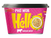 HELLO PHO WOK instant rizstészta, marhahús - 1 x 76 g