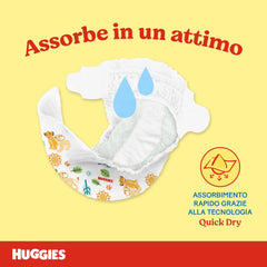 Huggies Unistar pelenka, 4-es méret (7-14 kg), 128 db-os pelenka (alap)
