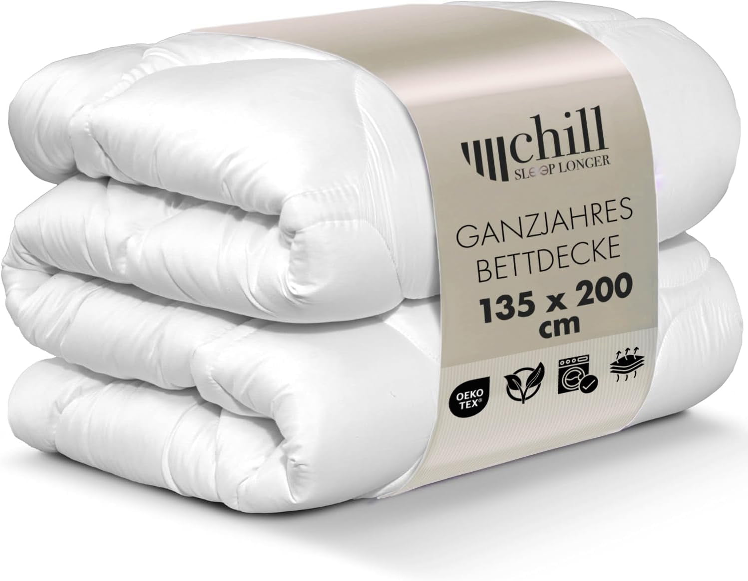 Plapumă pentru toate anotimpurile 135X200 - Plapumă 135X200 Ușoară - Respirabilă și lavabilă și 100% vegană - Plapumă cu plasă climatică și bandă de confort pentru dormit - Umplutură 800G Plapumi si pilote Naty Shop 135 X 200