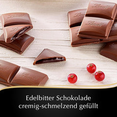 Lindt étcsokoládé hab chilivel és cseresznyével | Rúd 150g | 70%-os kakaótartalommal, étcsokoládé mousse töltelékkel és cseresznye chilivel | Csokoládé | Étcsokoládé