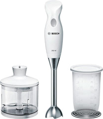 Haushaltsgeräte MSM6B500 Stabmixer, 350 W, Silber/Weiß Bucatarie Naty Shop