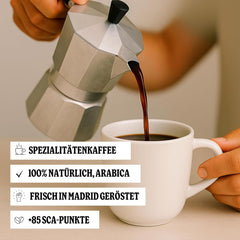 . Colombia Geisha 250 g – Limited Edition – Spezialitätenkaffee in Bohnen – 100% Arabica aus Kolumbien – Noten von Zitronengras und Honig – Frisch geröstet in Spanien