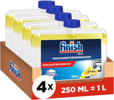 Finish Deep Machine Cleaner Citrus - detergent lichid pentru mașini împotriva calcarului și grăsimii pentru o mașină de spălat vase curată - pachet economic Naty Shop