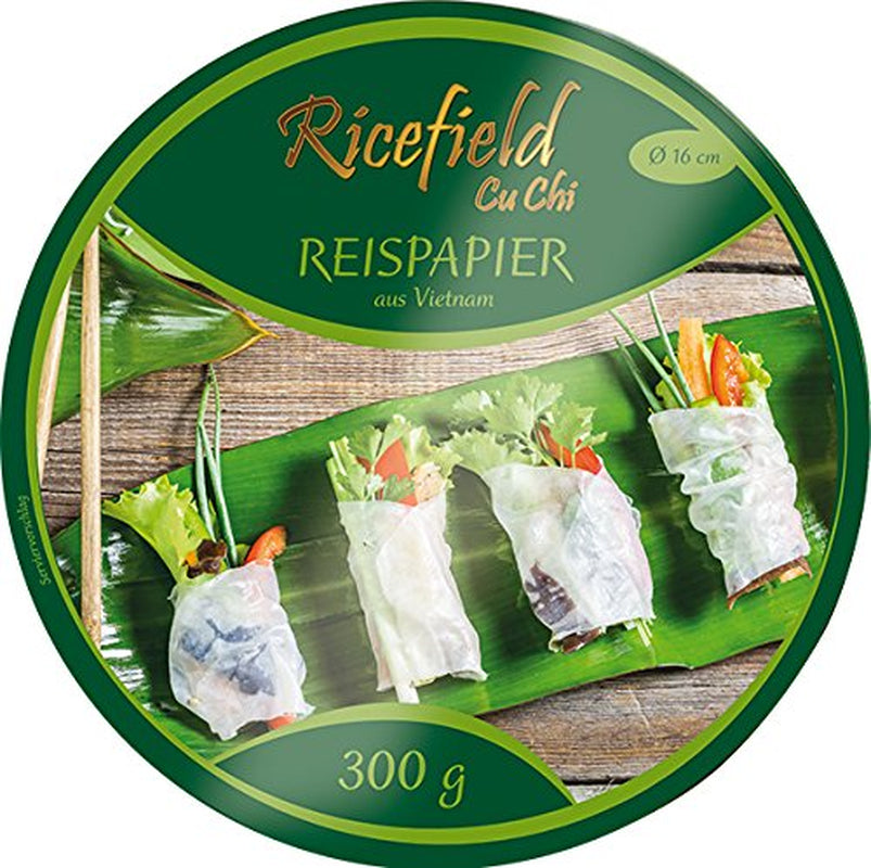 Ricefield rizspapír, kerek 16cm, (85-95db/kg), 4 csomag (4 csomag x 300g)