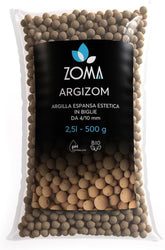 Duzzasztott agyag cserepes növényekhez, kis agyaggolyók vízelvezetéshez és levegőztetéshez, duzzasztott agyag hidroponikához és esztétikai dekorációkhoz vegyi színezék nélkül - 650 g