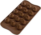 Silikomart 199384, Flame Chocolate 3D Forma