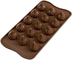 Silikomart 199384, Flame Chocolate 3D Forma
