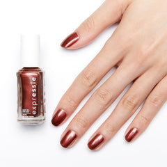 Oja cu uscare rapidă Essie „expressie”, nr. 270 misfit right in, metalică, formulă vegană, 10 ml