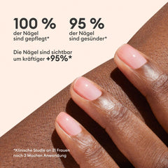 MANUCUIST Nail Care Repair Active Glow Raspberry (rózsaszín) bio-alapú: édes mandula, málna, tápláló és fényes körömlakk, átlátszó rózsaszín hatás - Nude körömlakk