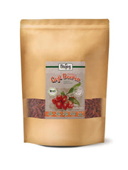 Biojoy fructe de goji bio uscate (1 kg), fructe de lup întregi și nesulfurate Produse deshidratate Naty Shop 1 kg (1 pachet)