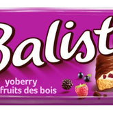 Balisto csokoládécsomag ömlesztett, yoberry, gabonapelyhek és joghurtos csokoládészeletek, 8 x 18,5 g, csokoládé, müzliszeletek, csokoládé csomag (148 g)