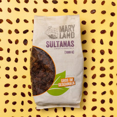 Maryland Sultanas, Szárított mazsola, természetesen édes, hozzáadott cukor nélkül - tartósítószer nélkül, 1 kg Szárított termékek Naty Shop