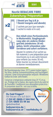 BEBACARE FIBER gluténmentes étrend-kiegészítő a kíméletes emésztéshez, táplálékkiegészítő babáknak születéstől és kisgyermekek számára, 1x (20 x 2,2g)