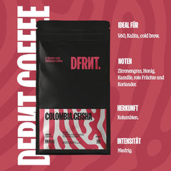 . Colombia Geisha 250 g – Limited Edition – Spezialitätenkaffee in Bohnen – 100% Arabica aus Kolumbien – Noten von Zitronengras und Honig – Frisch geröstet in Spanien