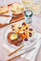 Fuchs Gewürze - Knoblauchsalz - Gewürzsalz für Dips, Saucen und Gemüse - természetes összetevők - 90 g in wiederverwendbarer, recyclebarer Dózis