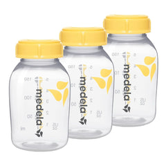 Medela Flaschen Zur Austellungen Von Muttermilch | Bpa-mentes | Csomagolás À 3 × 150 ml bébiétel és szoptatási kiegészítők Naty Shop Flaschenset (3x 150 ml)