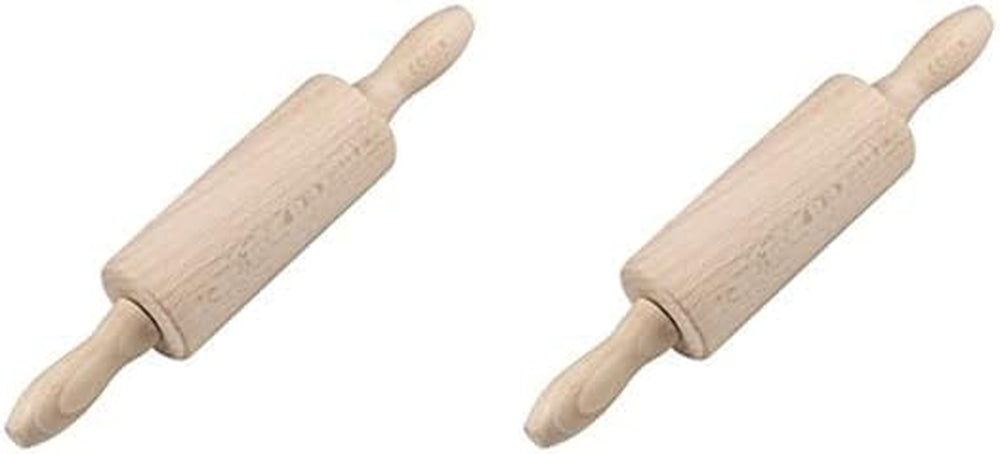 31526 Teigrolle Mini, Holz, 23,5 x 4,5 x 4,5 cm (Packung mit 2)