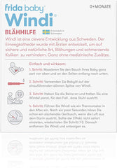Fridababy Windi gázmentesítő csecsemőknek 0 hónapos kortól 10 db Eldobható katéter Földgázmentesítő 20437