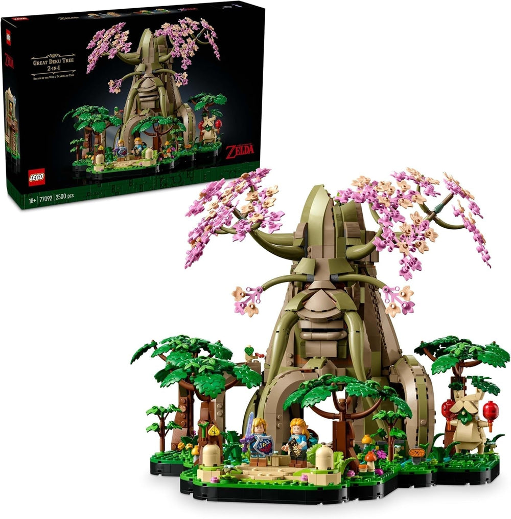 LEGO The Legend of Zelda Deku Tree 2-Az 1-ben - gyűjthető darab Zelda hercegnővel és 3 Link minifigurával - építőkészlet felnőtteknek és ajándékötlet videojáték-rajongóknak - 77092 Építőkészlet Besuche den LEGO-Store Alapértelmezett cím