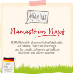 MjAMjAM – Hrană umedă premium pentru pisici - Pachet Wellness Vită, pachet de 12 (12 x 125g), fără cereale cu carne suplimentară