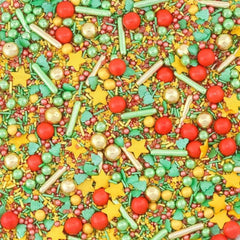 Super Streusel Crunchies, Sprinkles de zahar, tematica Craciun, 90 grame Sprinkles Naty Shop