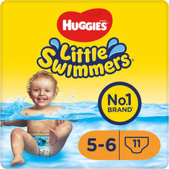 Huggies Little Swimmers eldobható úszópelenka csecsemőknek és kisgyermekeknek, 5-6 méret (12-18 kg), 11 úszópelenka, unisex