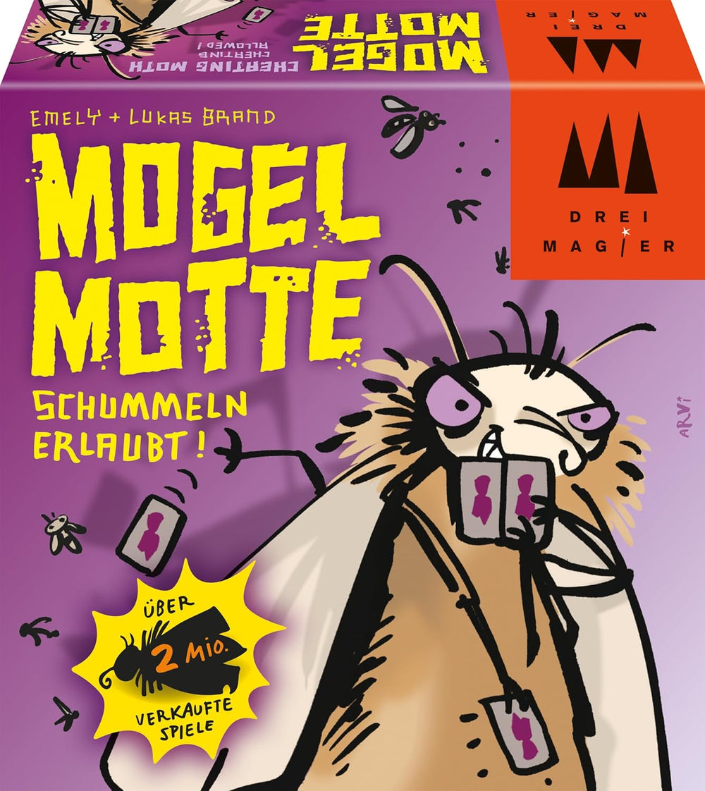 Schmidt Spiele 40862 Mogel Motte, Három varázsló kártyajáték