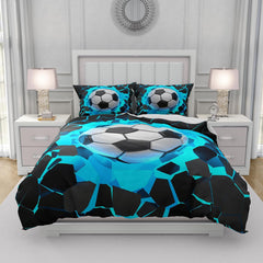 Gyermek ágynemű, foci, poliészter mikroszálas Ágynemű - gyermek Naty Shop