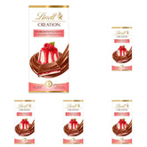 Lindt Chocolate Creation Raspberry Panna Cotta, csokoládé ajándék, csokoládészelet, 150 g (5 db-os csomag)