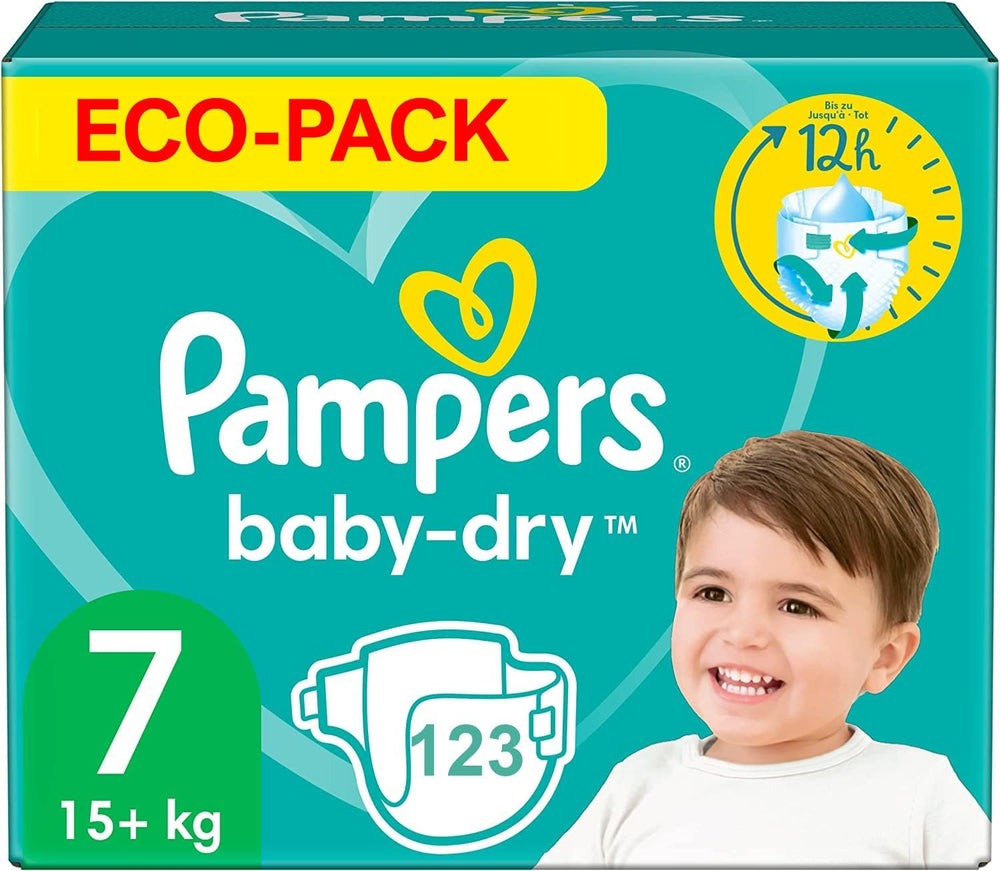 Pelenkák PAMPERS Baby-DRY 7 123-as méret