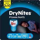 HUGGIES Drynites éjszakai pelenka, 4-7 éves fiúknak (17-30 kg), 30 db Naty Shop