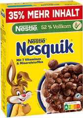 Nesquik Nestlé Nesquik Crunchy reggeli, gabonapehely csokoládéval és teljes kiőrlésű gabonával, 1 csomag (1 x 330 g)