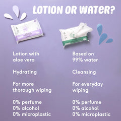 Naïf műanyagmentes babatörlő 54 darabos (1 csomag x 54 darab) - baba fenekére, testére és arcára - Természetes összetevők