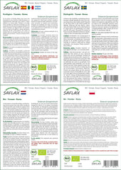 SAFLAX - Garden in the Bag - BIO - Tomate - Roma - 15 Samen - Mit Anzuchtsubstrat Im Praktischen, Selbst Aufstellenden Beutel - Solanum Lycopersicum