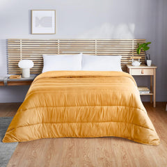 Pikolin Home - Kifordítható paplan 300 G - Kéttónusú Nordic töltet - Ágyhoz 90 - kényelmes, meleg, légáteresztő, Mályva, 150 X 220 Cm Paplanok és paplanok Naty Shop