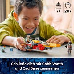 LEGO Star Wars 75437 Cobb Vanths Speeder - inkl. Cobb Vanth & Cad Bane minifigura sowie Blaster & Jetpack - Geschenk für Jungen ab 7 Jahren und Fans von The Mandalorian
