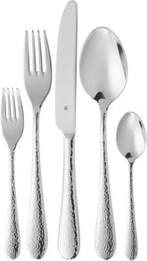 WMF Sitello evőeszköz készlet 6 személyes, Cromargan, evőeszköz készlet 30 részes, monoblokk kések Kitchen Naty Shop