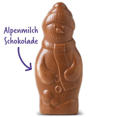 Milka Snowman Alpine Milk - Nagy csomag csokoládé hóember figurák 3 modellben - 24 x 50 g