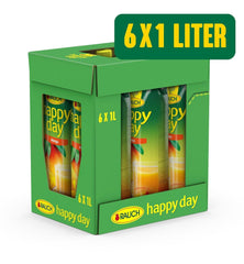 Rauch Happy Day Mango | Finomított ital passiógyümölccsel | Sok C-vitamin | 6 x 1 literes, Tetra Prisma Naty Shop
