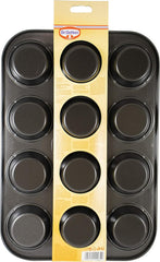 Dr. Oetker Muffinform 12-Er Mini Ø 7 cm, Cupcake Form Für Saftige Muffin, Muffinblech Mit Antihaftbeschichtung, Menge: 1 Stück Formák és tepsi Naty Shop