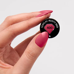 UV körömlakk Semilac Hybrid 400 Rusty Red 7ml, Tastes of Fall kollekció