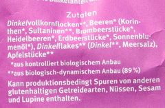 Hof tönkölybogyó ízű müzli, cukrozatlan, 425 g