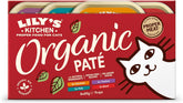 Hrană umedă Lily's Kitchen pentru pisici adulte, cu ingrediente naturale, pachet multiplu de tăvi, pate organic, fără cereale, 4 x (8 x 85g)