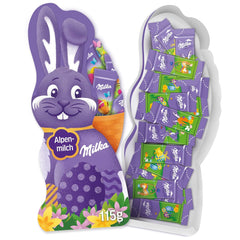 Milka Naps mosolygós nyuszi - alpesi tejes húsvéti csokoládé gyönyörű díszdobozban - 115g