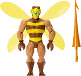 Masters of the Universe Origins Action Figure Buzz-Off din colecția de desene animate, aproximativ 14 cm înălțime, de la televiziunea din anii 1980, Bee Leader cu aripi și ochelari cu Javelin, JBM88 Action figures Naty Shop Titlu implicit